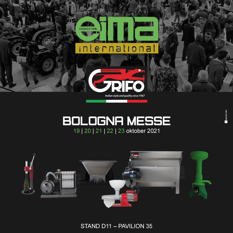 Grifo nimmt an der Messe EIMA Green 2021 teil!